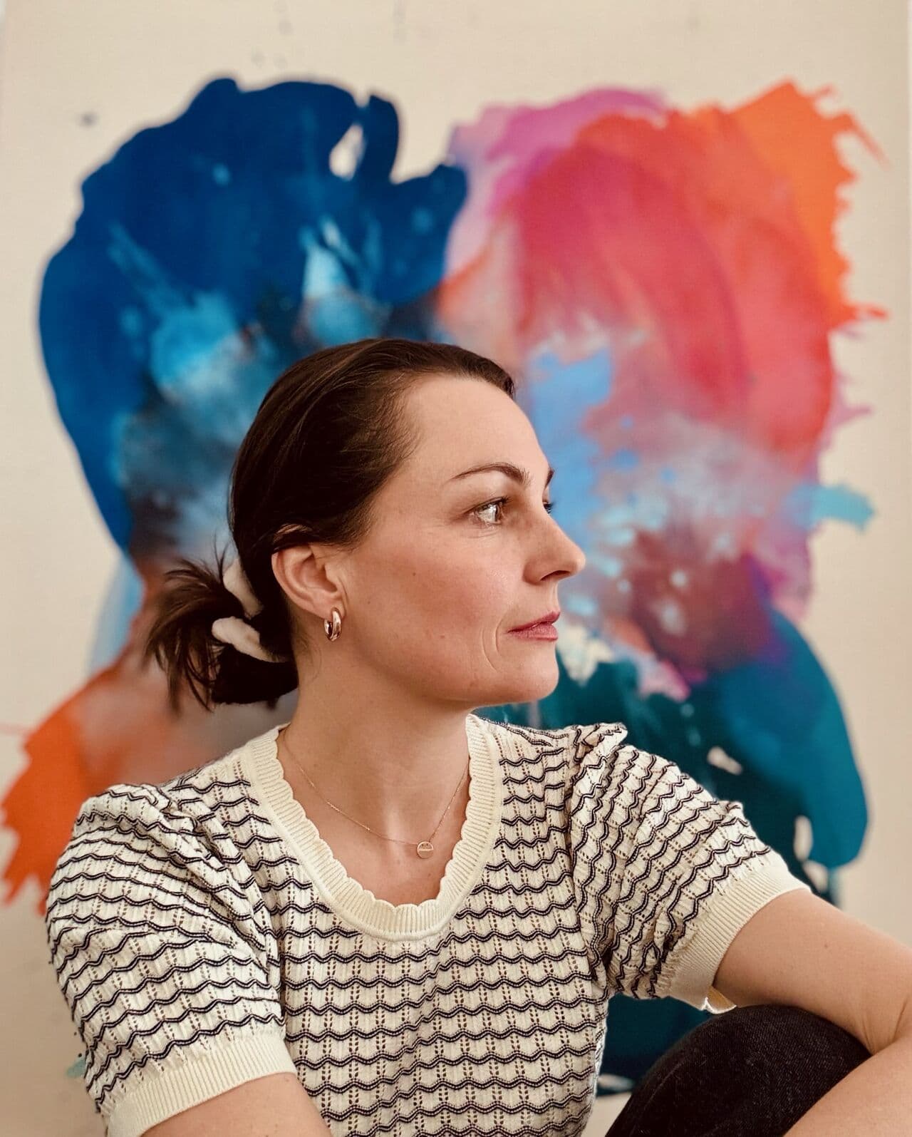 Theresa Weiss in ihrem Atelier